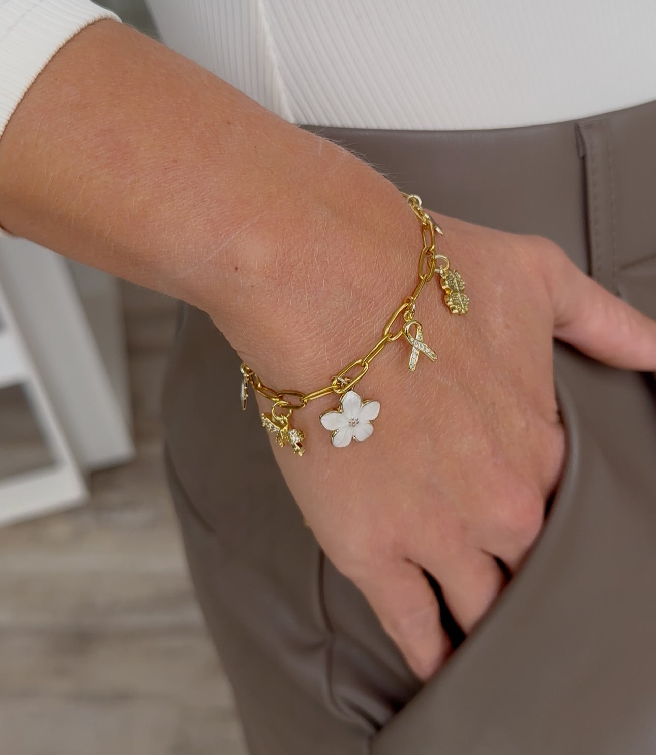 Bracelet octobre rose