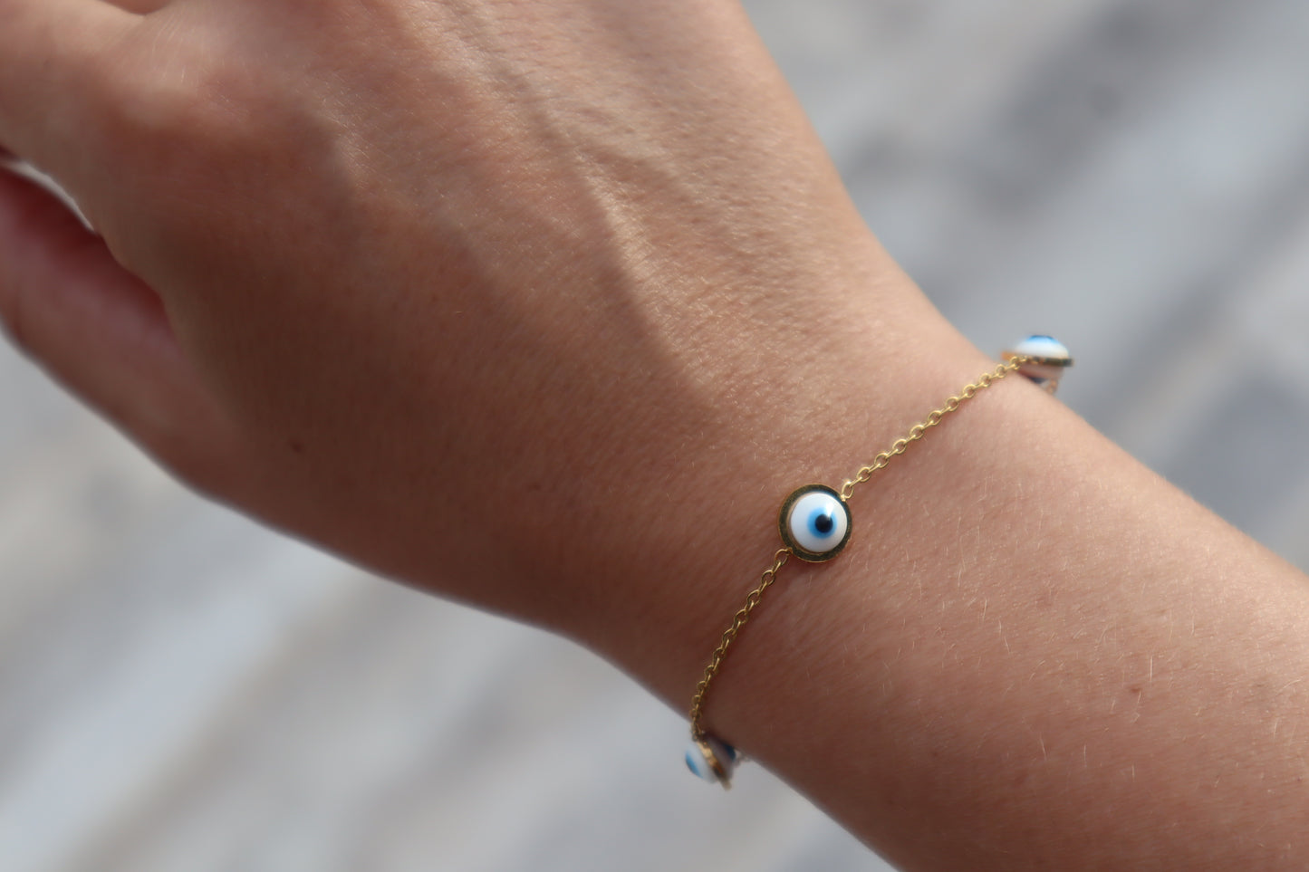 Bracelet Oeil bleu