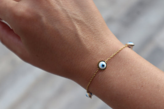 Bracelet Oeil bleu